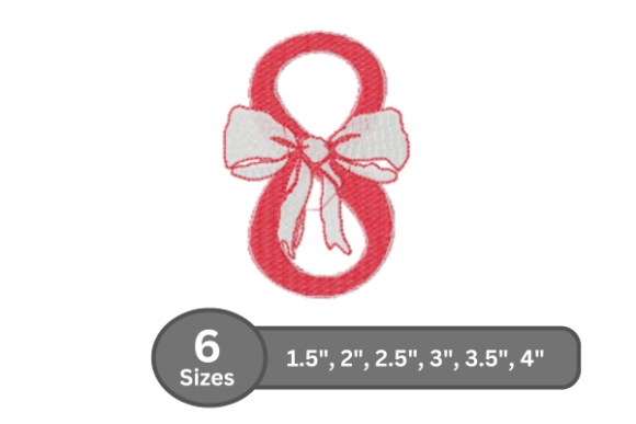 Cherry Knot Number - 8: A Stylish Stitch for School Projects
