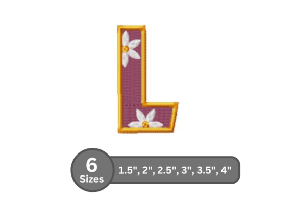 Daisy Joy Alphabet -L: A Sweet Stitch for Personalized Gifts