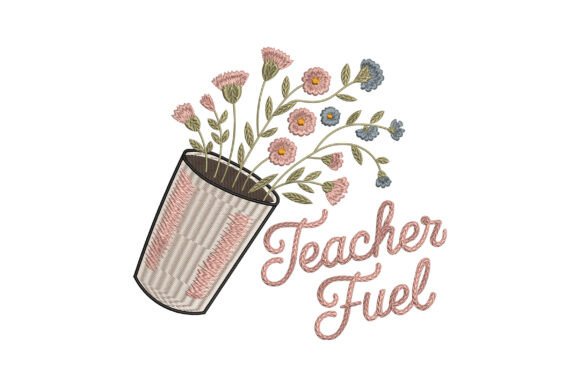 Floral Teacher Fuel Embroidery: A Designer's Review