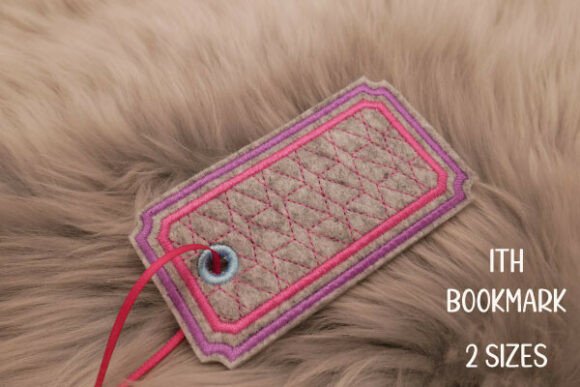 Line Art Bookmark ITH: A Chic Accent for Boutique Apparel