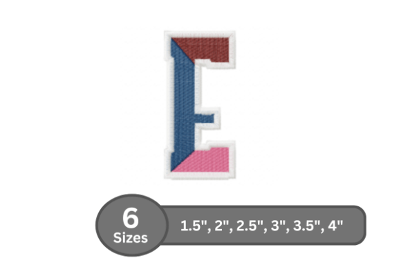 Street Varsity Alphabet - E: A Seasonal Embroidery Review