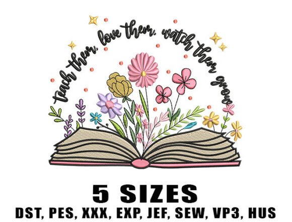 Teacher Wildflowers: A Designer's Take on School Embroidery